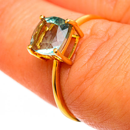 Green Fluorite Rings handcrafted by Ana Silver Co - RING113763