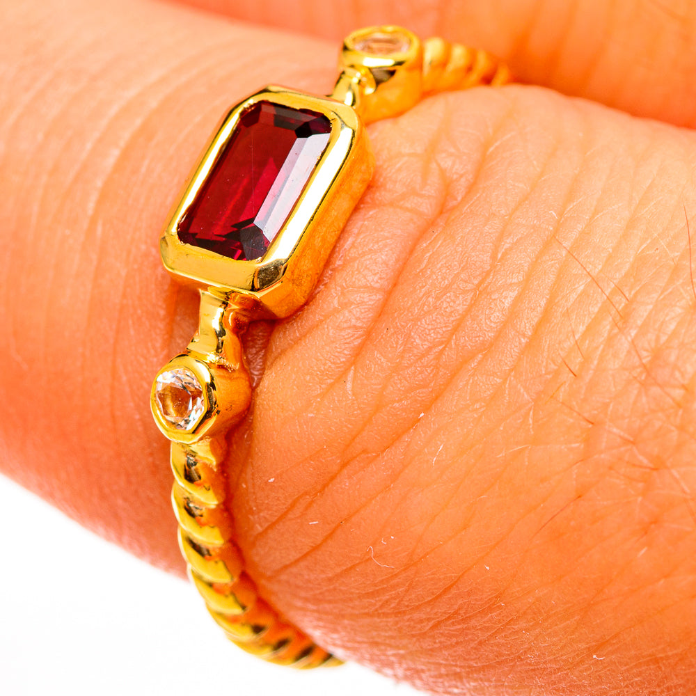 Garnet Rings handcrafted by Ana Silver Co - RING113772