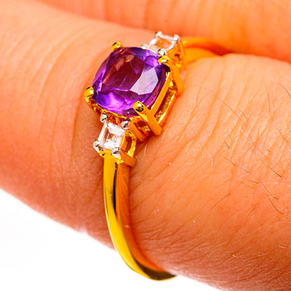 Amethyst Rings handcrafted by Ana Silver Co - RING113775