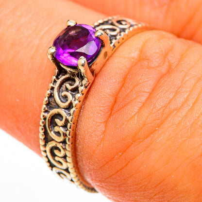 Amethyst Rings handcrafted by Ana Silver Co - RING113776