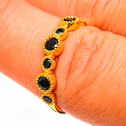 Black Onyx Rings handcrafted by Ana Silver Co - RING113778