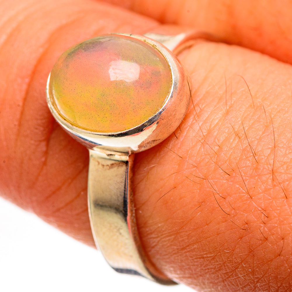 Ethiopian Opal Rings handcrafted by Ana Silver Co - RING113786