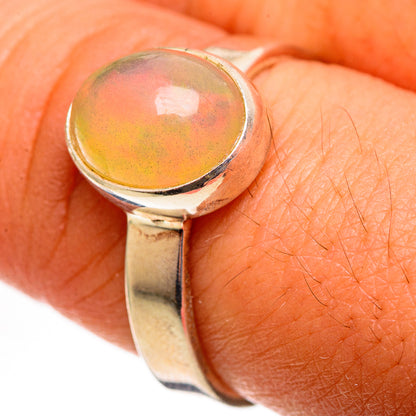 Ethiopian Opal Rings handcrafted by Ana Silver Co - RING113786