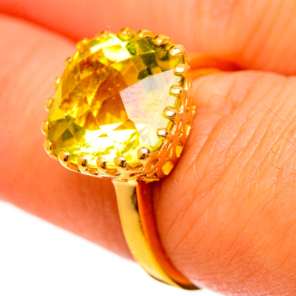 Citrine Rings handcrafted by Ana Silver Co - RING113787