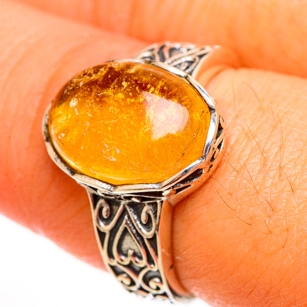 Citrine Rings handcrafted by Ana Silver Co - RING113802