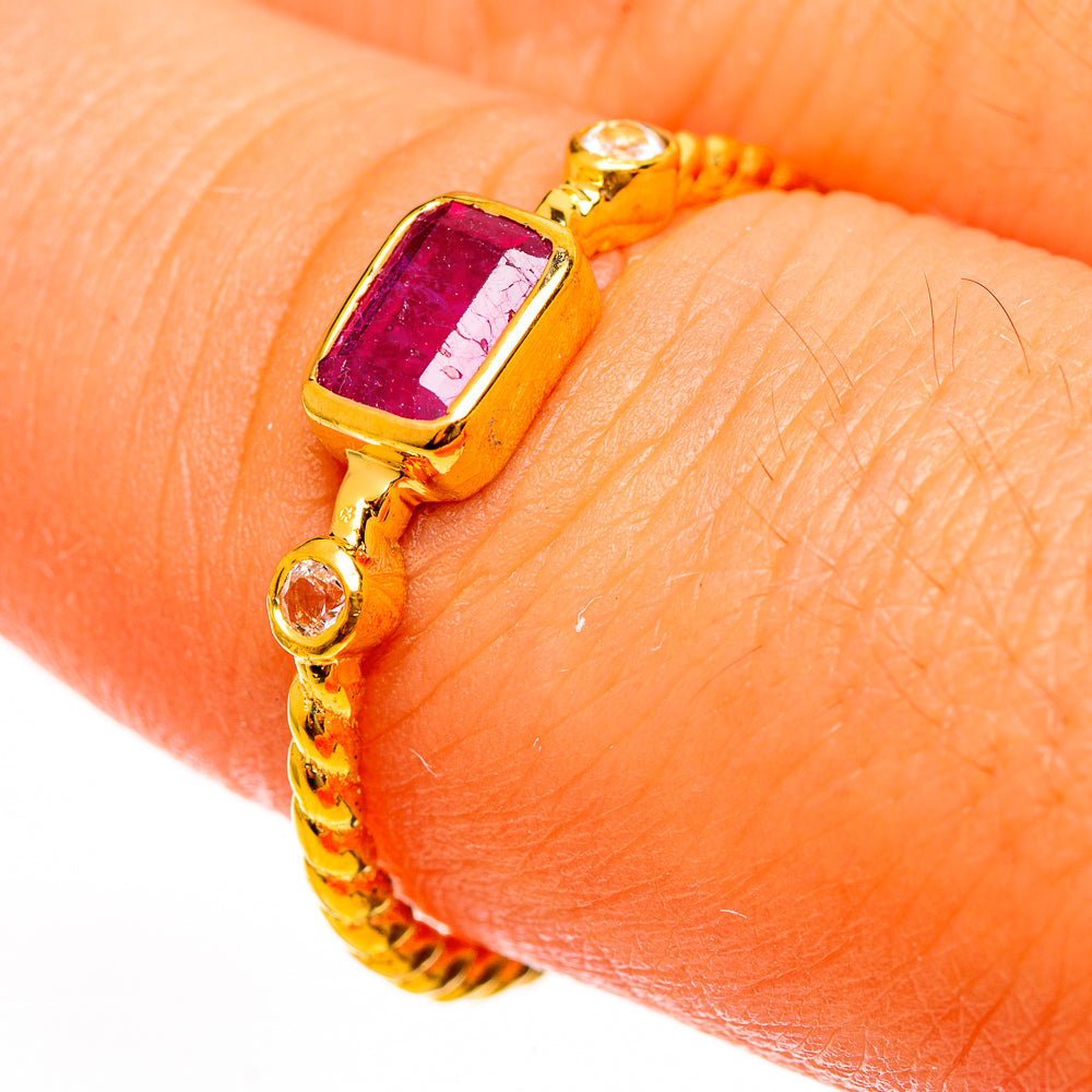Ruby Rings handcrafted by Ana Silver Co - RING113804