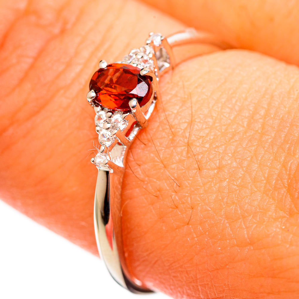 Garnet Rings handcrafted by Ana Silver Co - RING113808