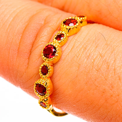 Garnet Rings handcrafted by Ana Silver Co - RING113810