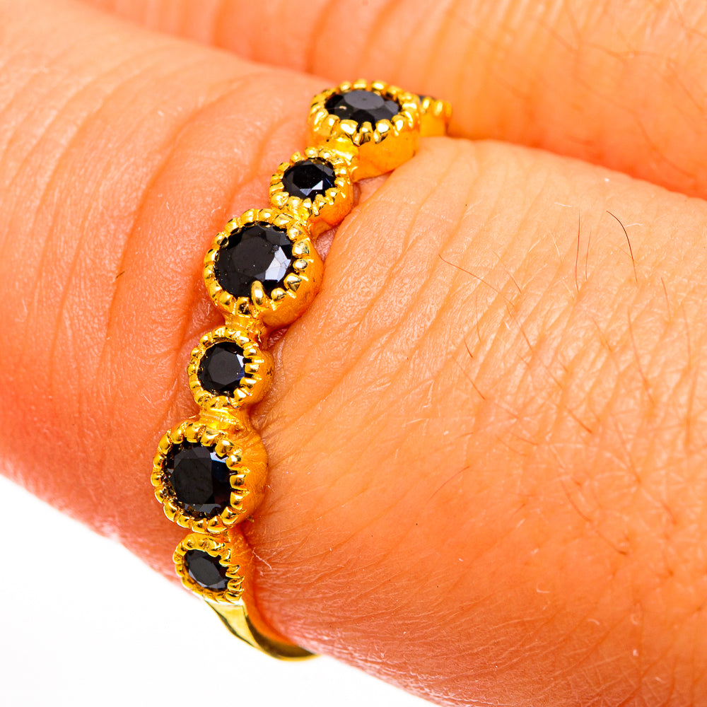 Black Onyx Rings handcrafted by Ana Silver Co - RING113817