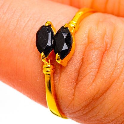 Black Onyx Rings handcrafted by Ana Silver Co - RING113818