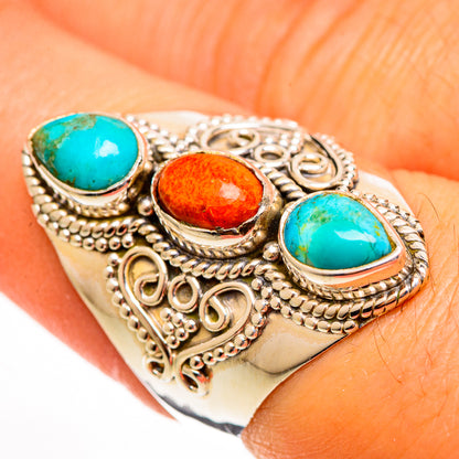 Sponge Coral Rings handcrafted by Ana Silver Co - RING113824