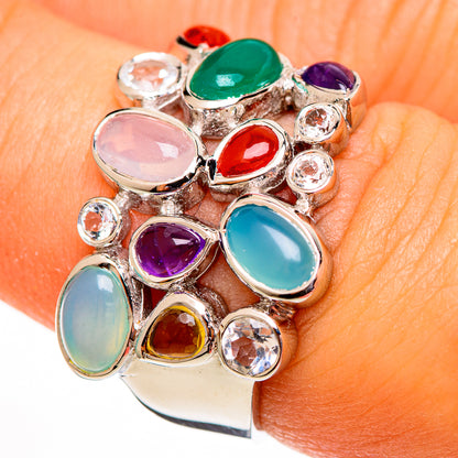 Green Onyx Rings handcrafted by Ana Silver Co - RING113825