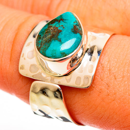 Turquoise Rings handcrafted by Ana Silver Co - RING113826