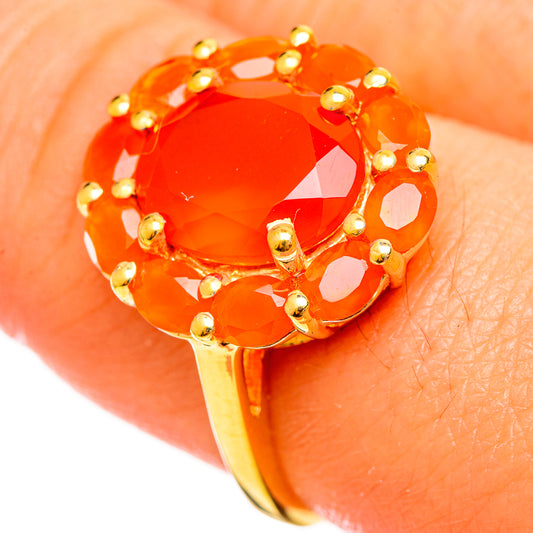 Carnelian Rings handcrafted by Ana Silver Co - RING113840
