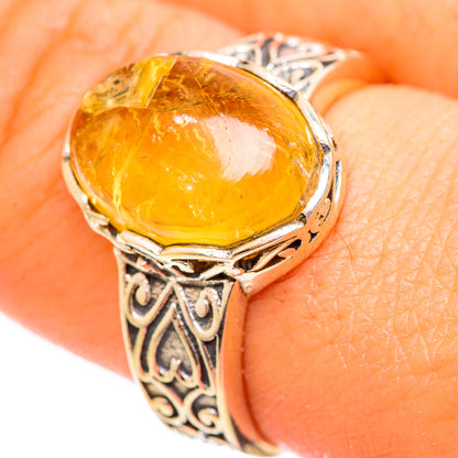 Citrine Rings handcrafted by Ana Silver Co - RING113841