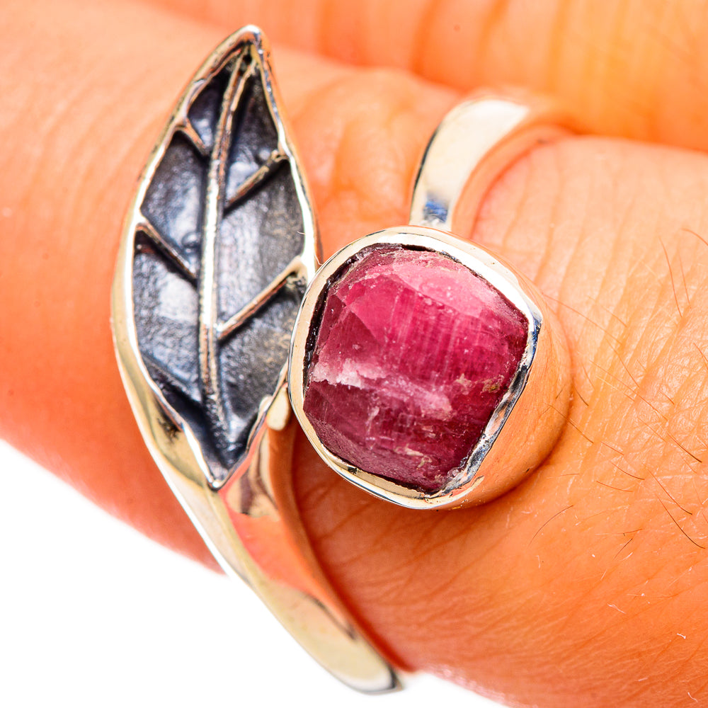 Pink Tourmaline Rings handcrafted by Ana Silver Co - RING113844