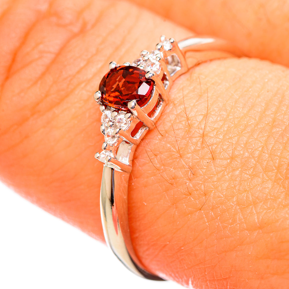 Garnet Rings handcrafted by Ana Silver Co - RING113849