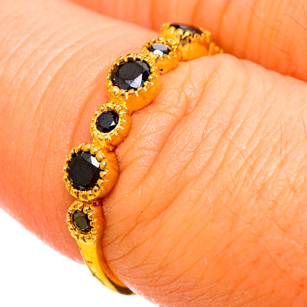 Black Onyx Rings handcrafted by Ana Silver Co - RING113851