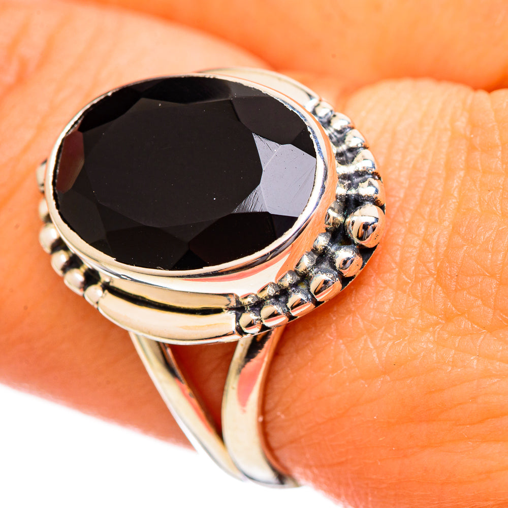 Black Onyx Rings handcrafted by Ana Silver Co - RING113852