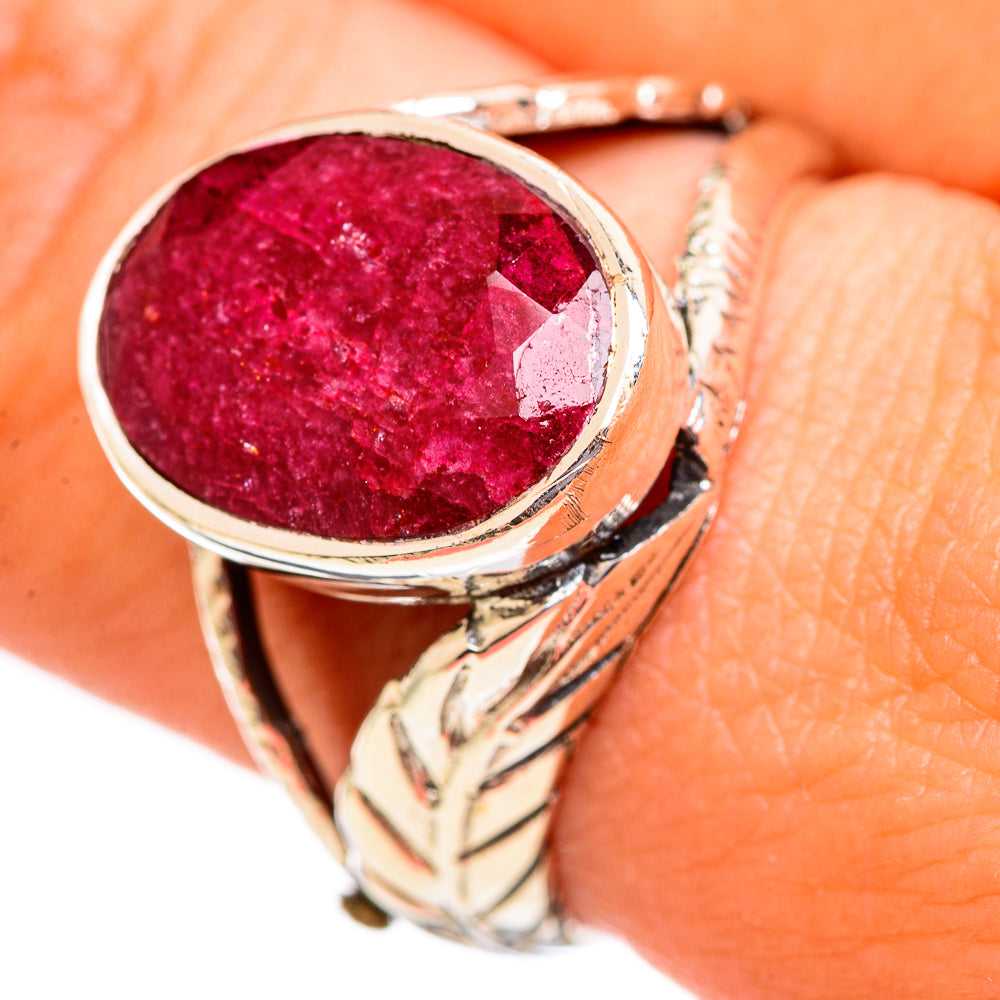Red Sillimanite Rings handcrafted by Ana Silver Co - RING113878