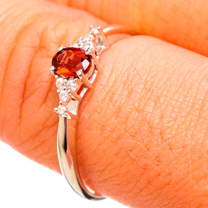 Garnet Rings handcrafted by Ana Silver Co - RING113880