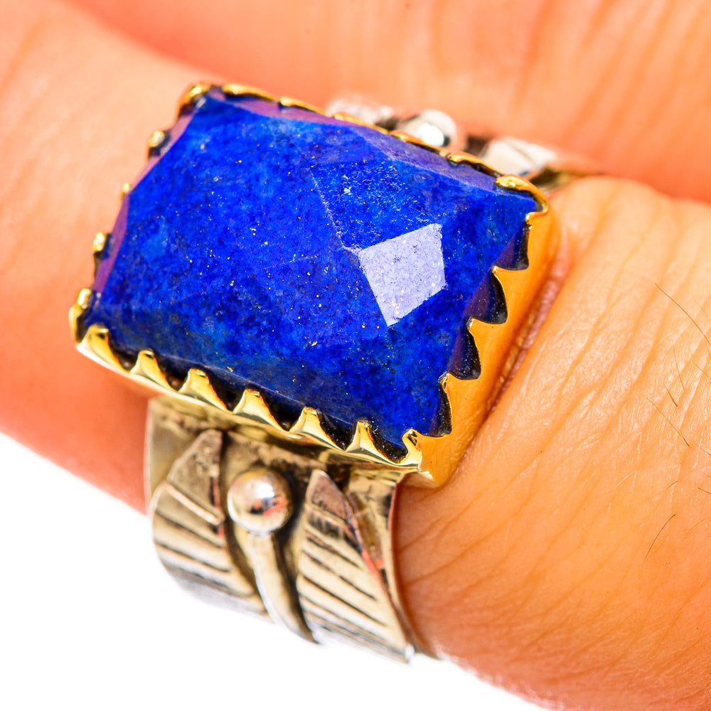 Lapis Lazuli Rings handcrafted by Ana Silver Co - RING113903