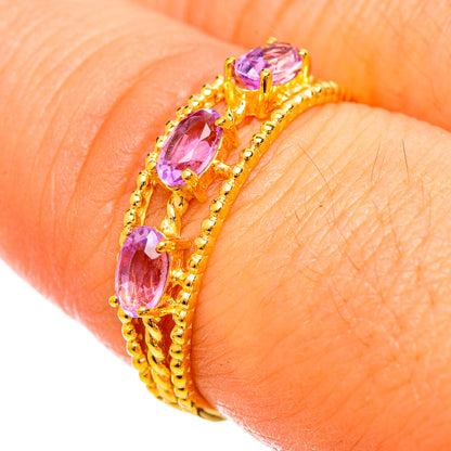 Amethyst Rings handcrafted by Ana Silver Co - RING113913