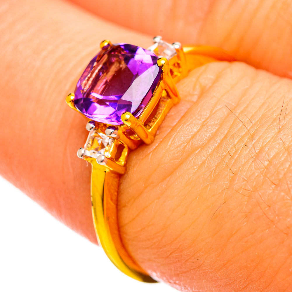 Amethyst Rings handcrafted by Ana Silver Co - RING113914