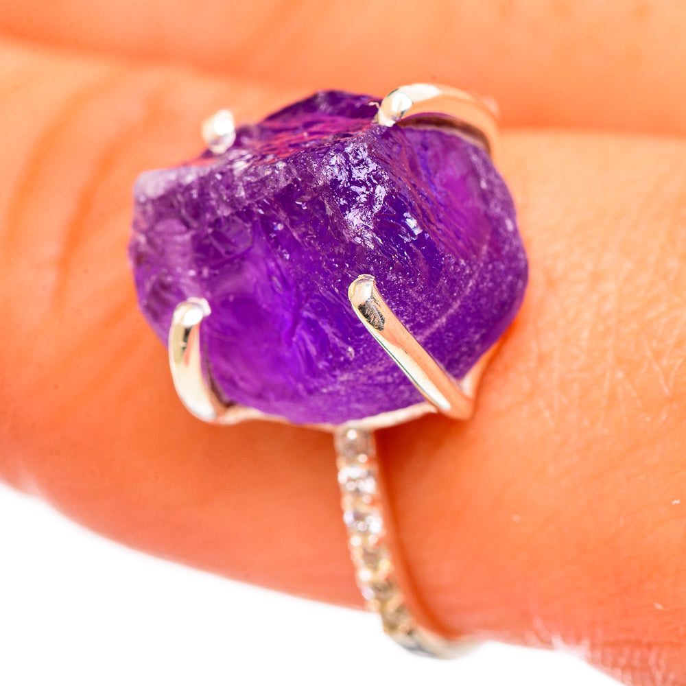 Amethyst Rings handcrafted by Ana Silver Co - RING113916
