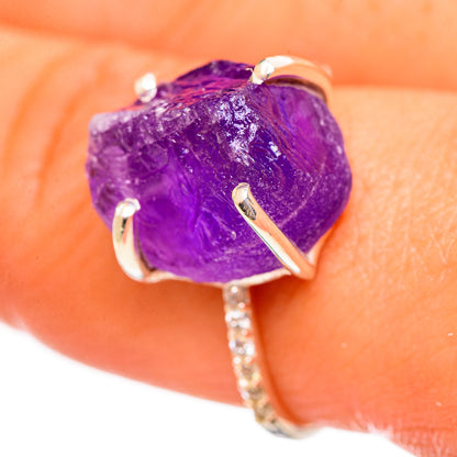 Amethyst Rings handcrafted by Ana Silver Co - RING113916