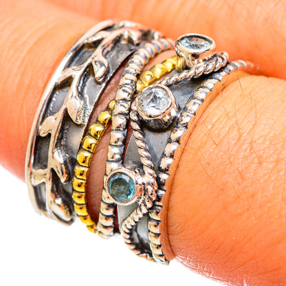 Blue Topaz Rings handcrafted by Ana Silver Co - RING113930