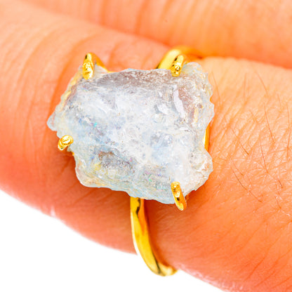 Aquamarine Rings handcrafted by Ana Silver Co - RING113933