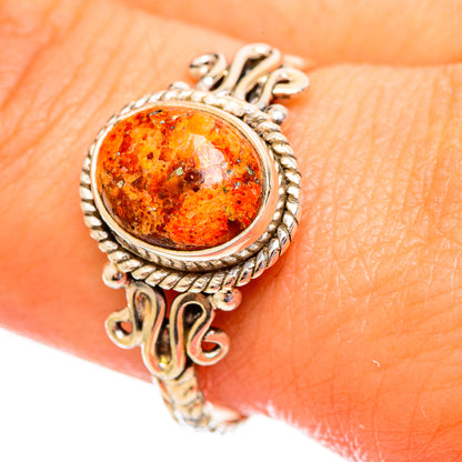 Sponge Coral Rings handcrafted by Ana Silver Co - RING113937