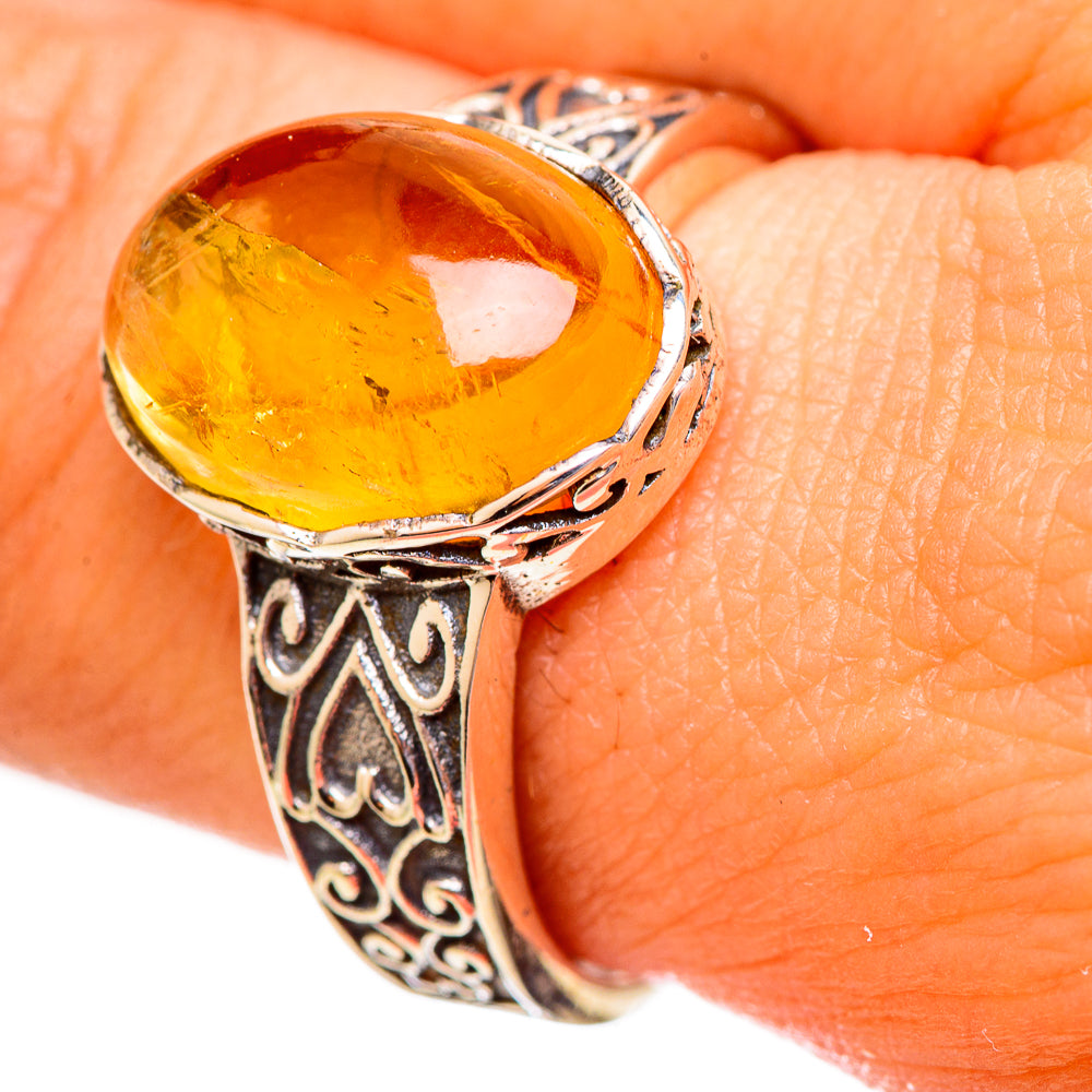Citrine Rings handcrafted by Ana Silver Co - RING113938