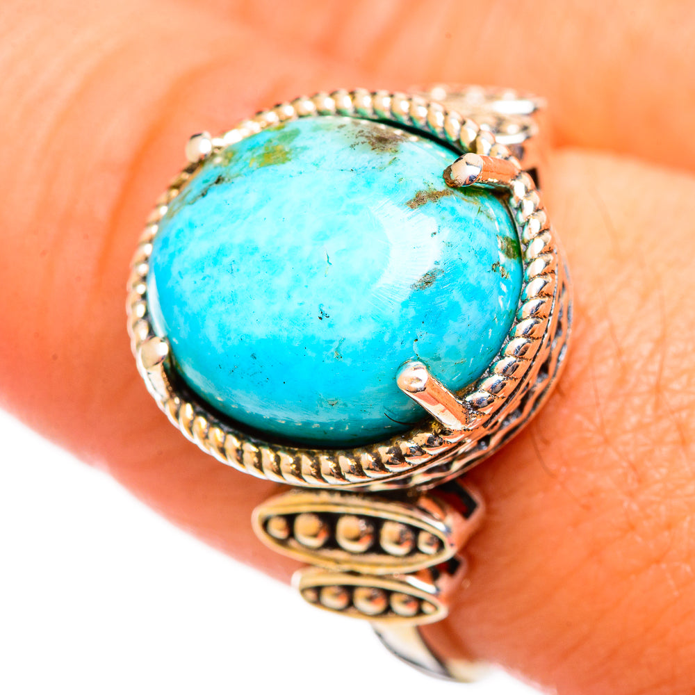 Chrysocolla Rings handcrafted by Ana Silver Co - RING113957