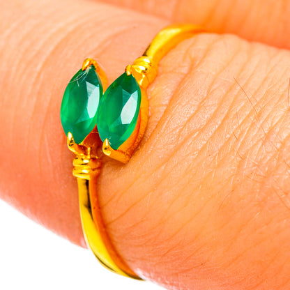Green Onyx Rings handcrafted by Ana Silver Co - RING113963