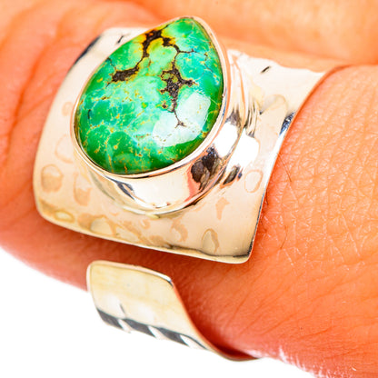 Tibetan Turquoise Rings handcrafted by Ana Silver Co - RING113964