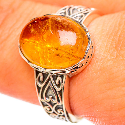 Citrine Rings handcrafted by Ana Silver Co - RING113969