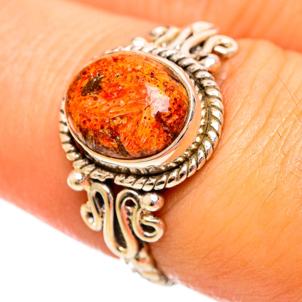 Sponge Coral Rings handcrafted by Ana Silver Co - RING113970