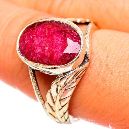 Red Sillimanite Rings handcrafted by Ana Silver Co - RING113971