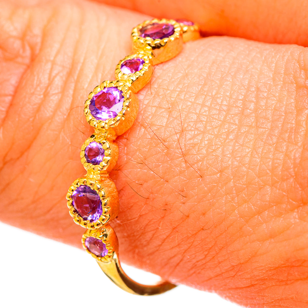 Amethyst Rings handcrafted by Ana Silver Co - RING113974