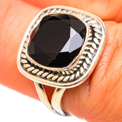 Black Onyx Rings handcrafted by Ana Silver Co - RING113975