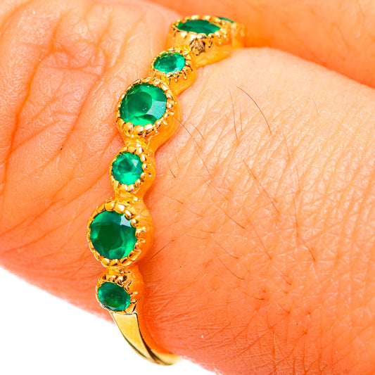 Green Onyx Rings handcrafted by Ana Silver Co - RING113992