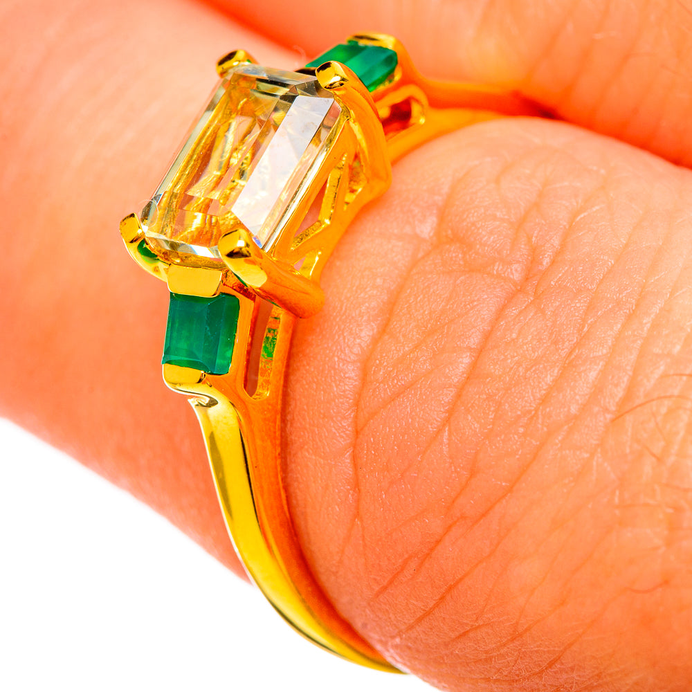 Citrine Rings handcrafted by Ana Silver Co - RING113993