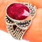 Red Sillimanite Rings handcrafted by Ana Silver Co - RING113998