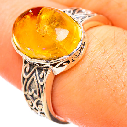 Citrine Rings handcrafted by Ana Silver Co - RING114021