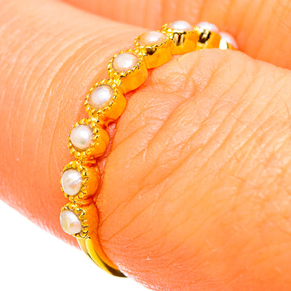 Cultured Pearl Rings handcrafted by Ana Silver Co - RING114028