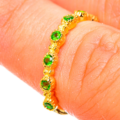 Chrome Diopside Rings handcrafted by Ana Silver Co - RING114046