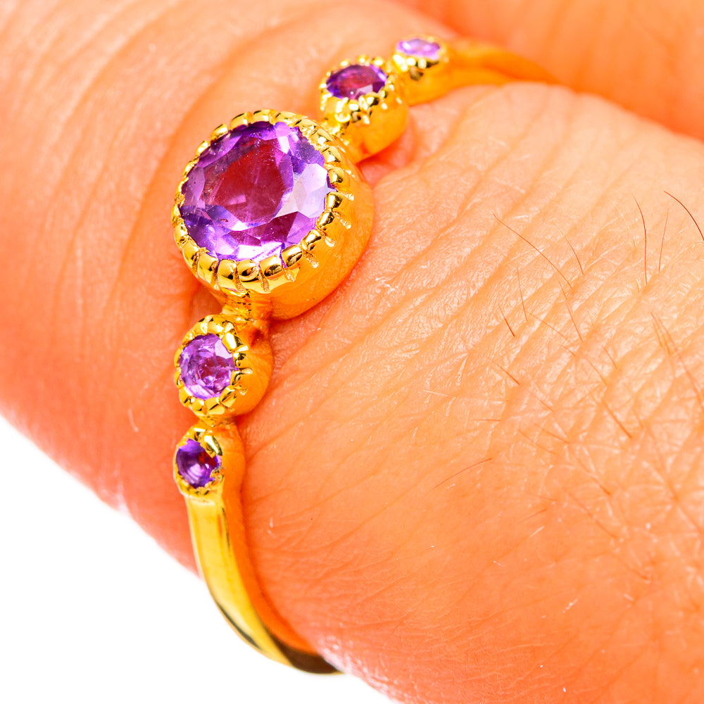 Amethyst Rings handcrafted by Ana Silver Co - RING114050