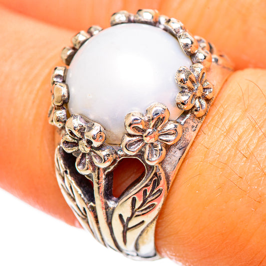Cultured Pearl Rings handcrafted by Ana Silver Co - RING114052